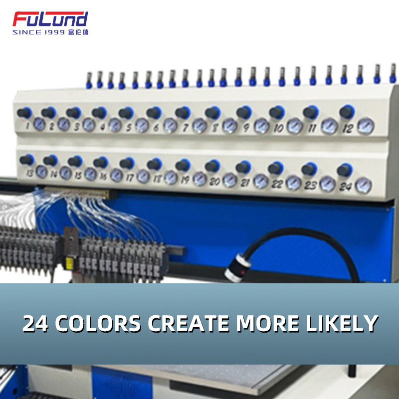 Fully Automatic pvc silicone  metal badge automatic enamel dispensing machine