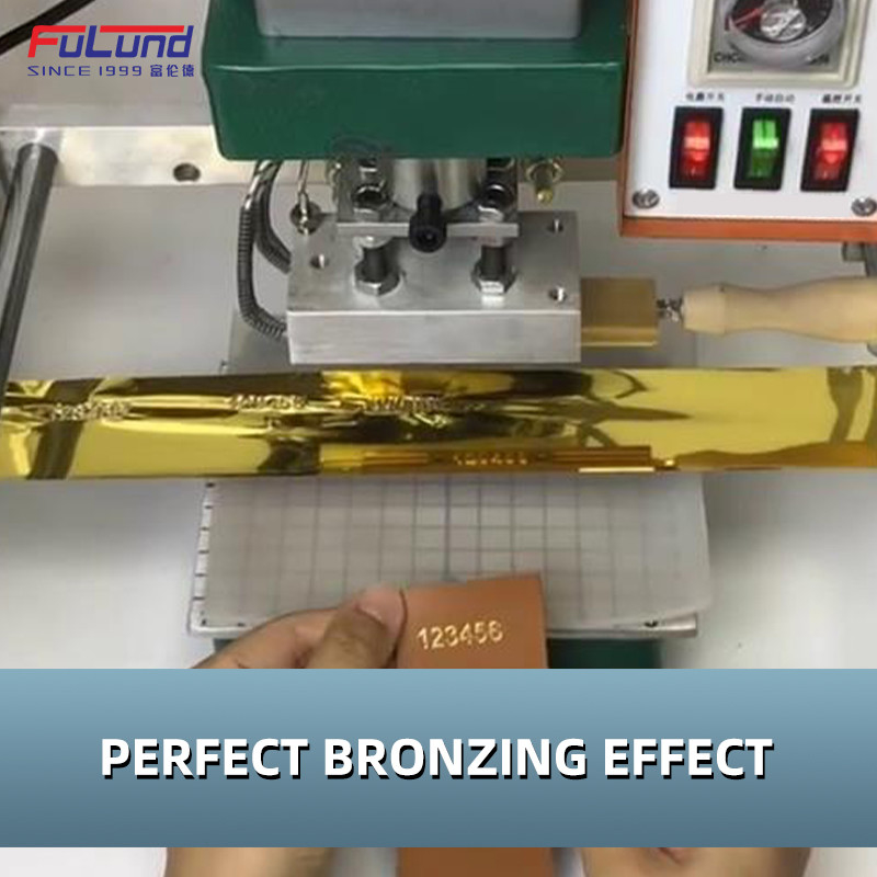 Semi Automatic Hot Foil Stamping Machine , Leather Embossing Machine multifunctional