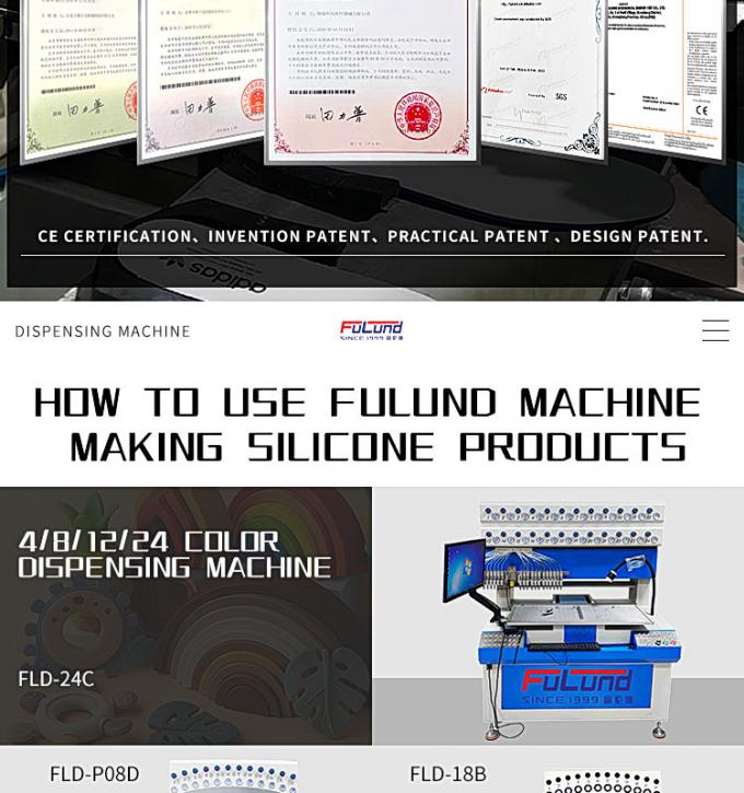 machine de marque déposée de silicone